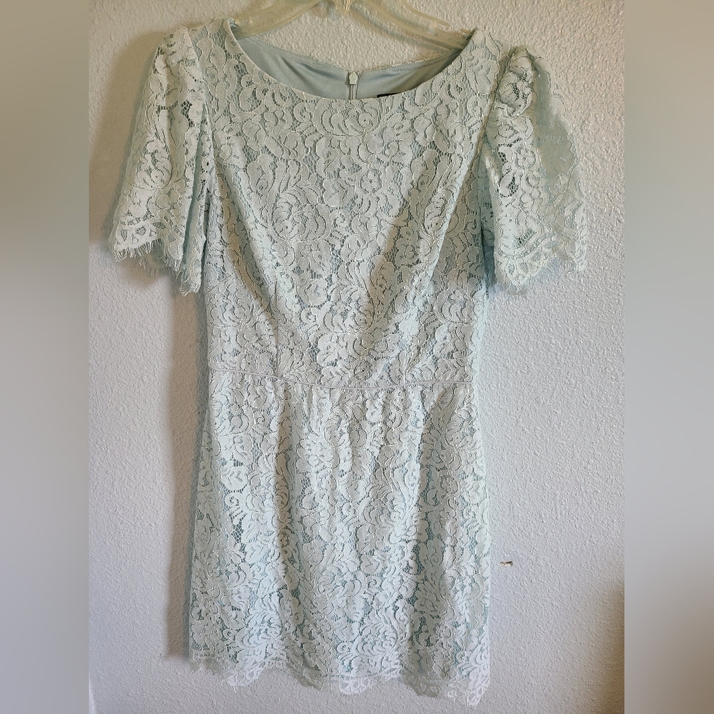 Jessica Howard Light Blue Lace Dress